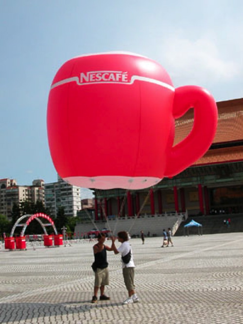 Helium Balloons helium nescafe mug